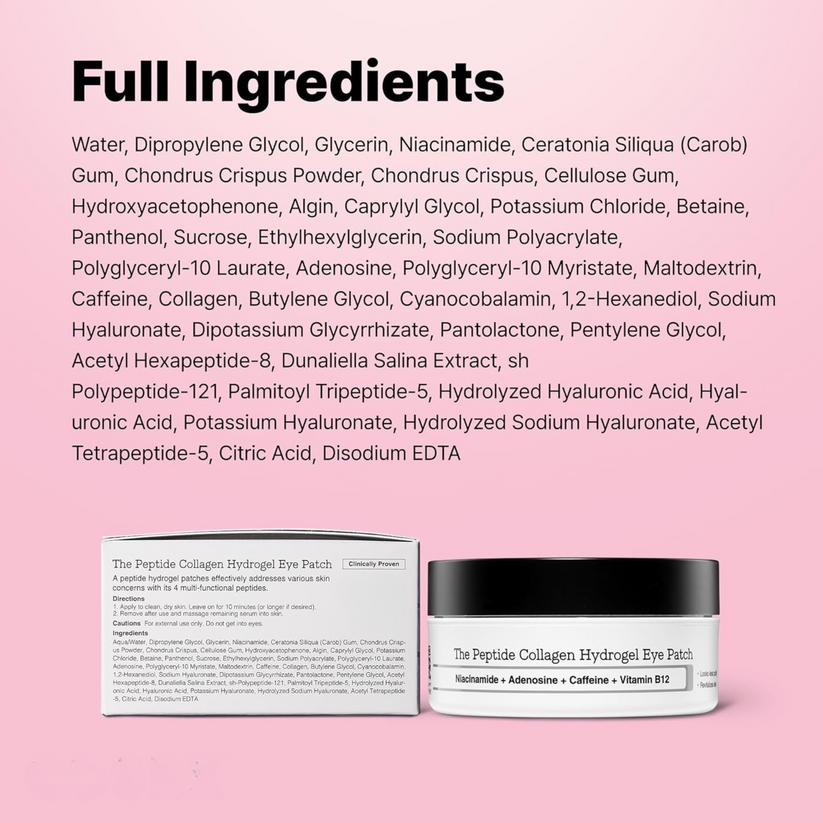 Peptide Collagen Hydrogel Eye Patch