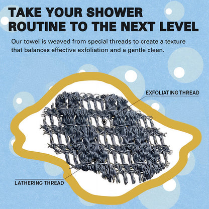 Exfoliating Antibacterial Shower Towel