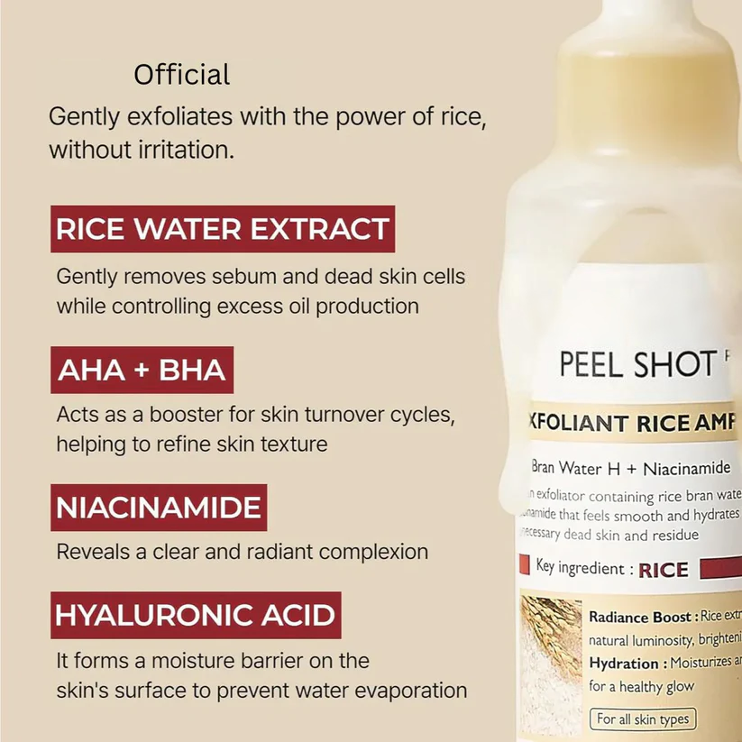Rice Peel Shot Ampoule