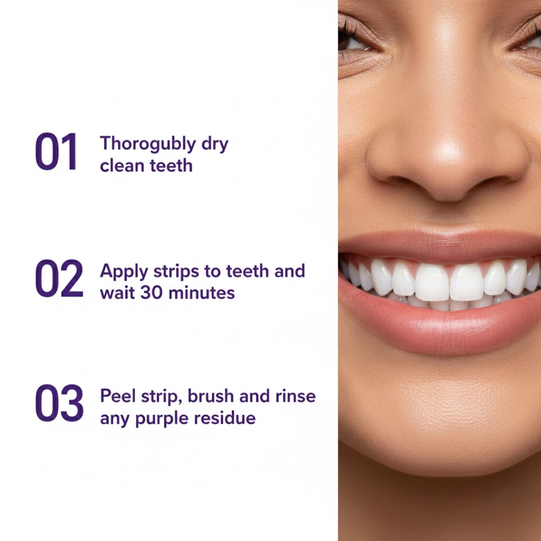 SmileV34 Whitening Strips: ‘’The Fast Track to a Stunning Smile!‘’